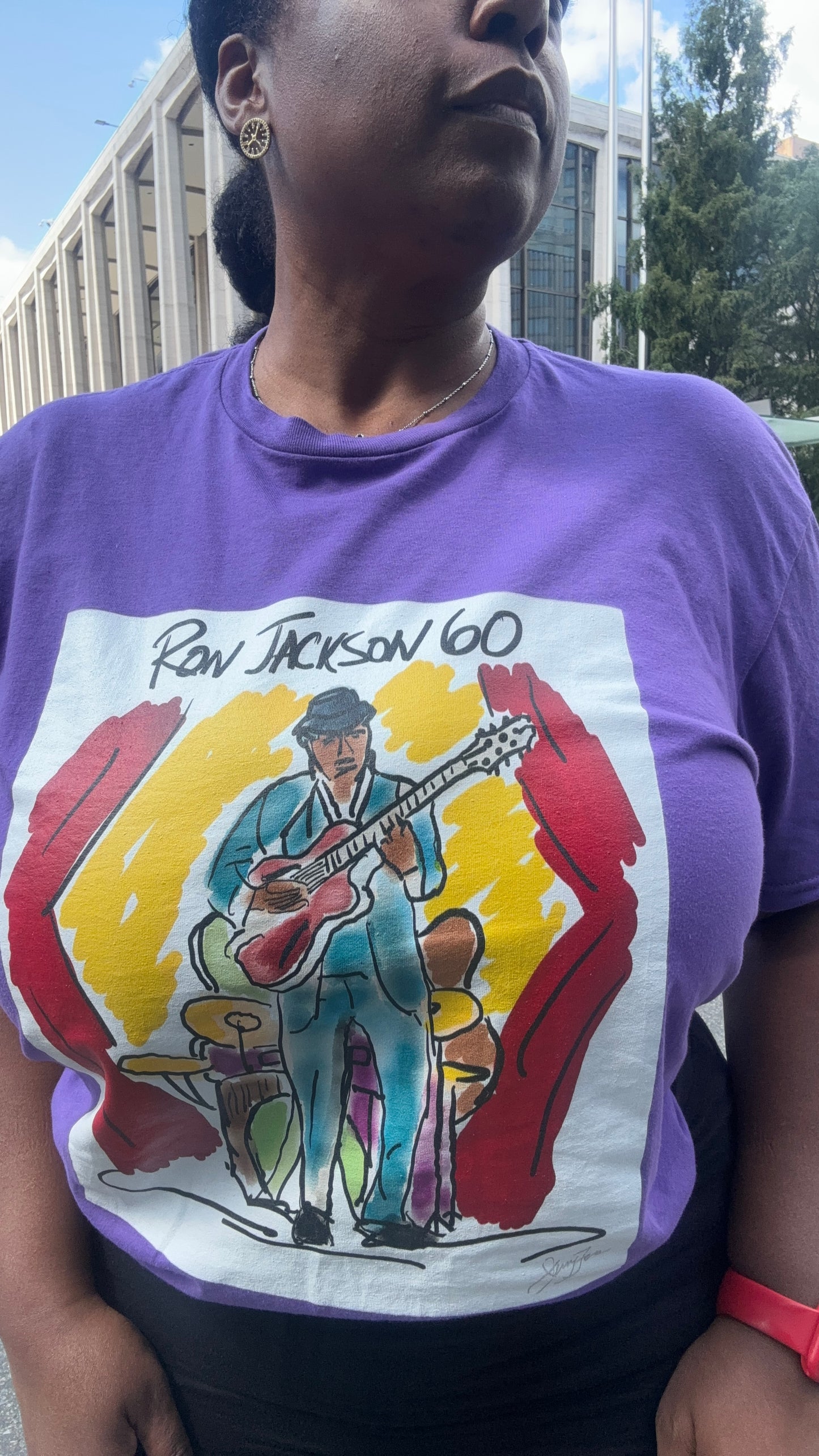 LIMITED EDITION RON JACKSON 60 Tee | 7 String Jazz Guitarist Tee | NYC Jazz Club T-Shirt #RONJACKSON60