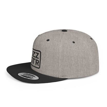 Sophisticated Black Embroidered JZZ GTR ® Snapback Hat, Trendy Snapback Cap, Casual Gift for Jazz Lovers and Jazz Guitarists