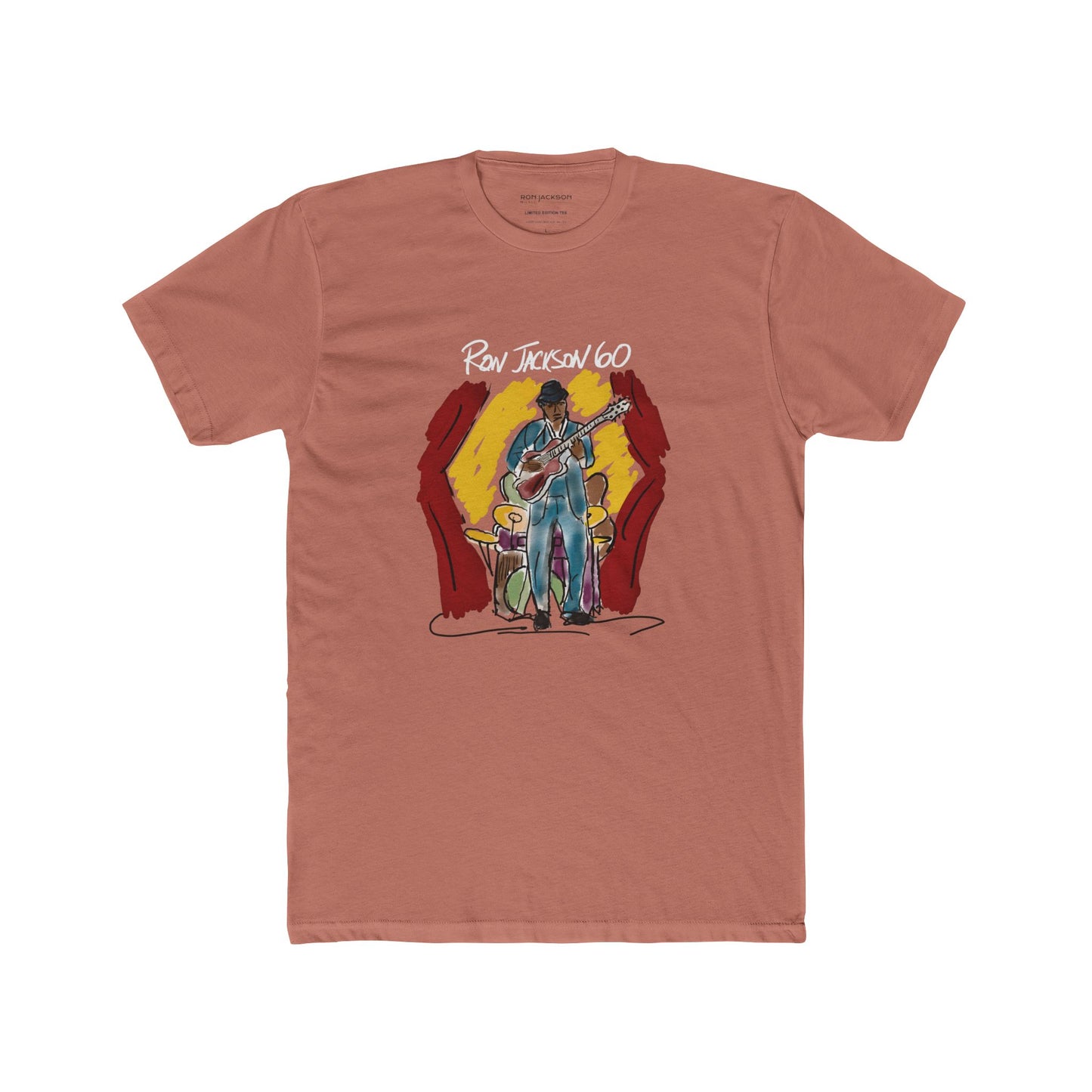 LIMITED EDITION RON JACKSON 60 Tee | 7 String Jazz Guitarist Tee | NYC Jazz Club T-Shirt #RONJACKSON60