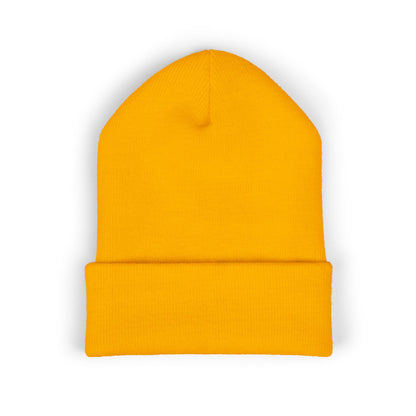 Pink Embroidered JZZ GTR® Beanie Hat | Warm Jazz Guitar Winter Style