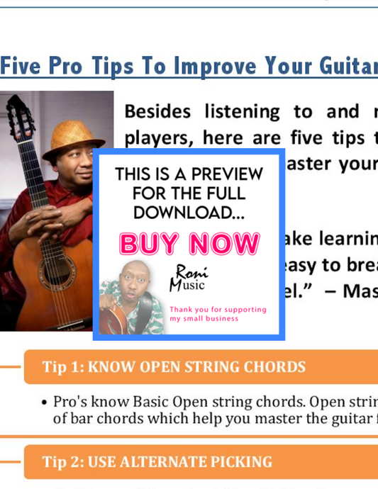 6-String Guitar Accelerator: 5 Pro Tips to Elevate Your Playing | Instant Skill Enhancement Guide