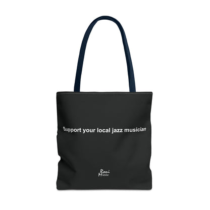 Support a 7-String Jazz Guitarist Tour Bag | Ron Jackson Music Logo Tote
