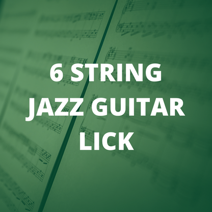 "Five Guitars-One Riff" Jazz Lick Tutorial | 6-String Guitar | Sheet Music & TABS | Learn Iconic Jazz Guitar Riffs | Jazz Improv