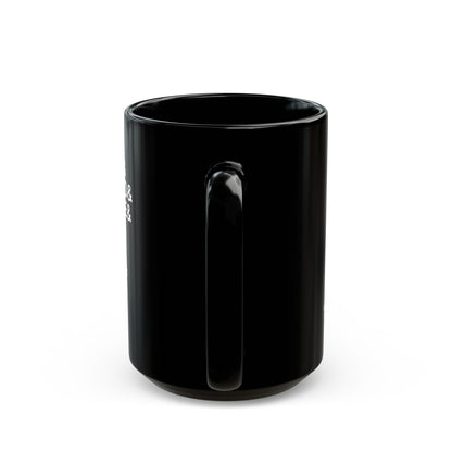 Black Seven String Jazz Guitar Greats Ceramic Mug | Musical Home Goods | Coffee Cup for Guitarists | Novelty Gifts for Jazz Musicians