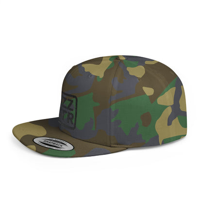 Sophisticated Black Embroidered JZZ GTR ® Snapback Hat, Trendy Snapback Cap, Casual Gift for Jazz Lovers and Jazz Guitarists