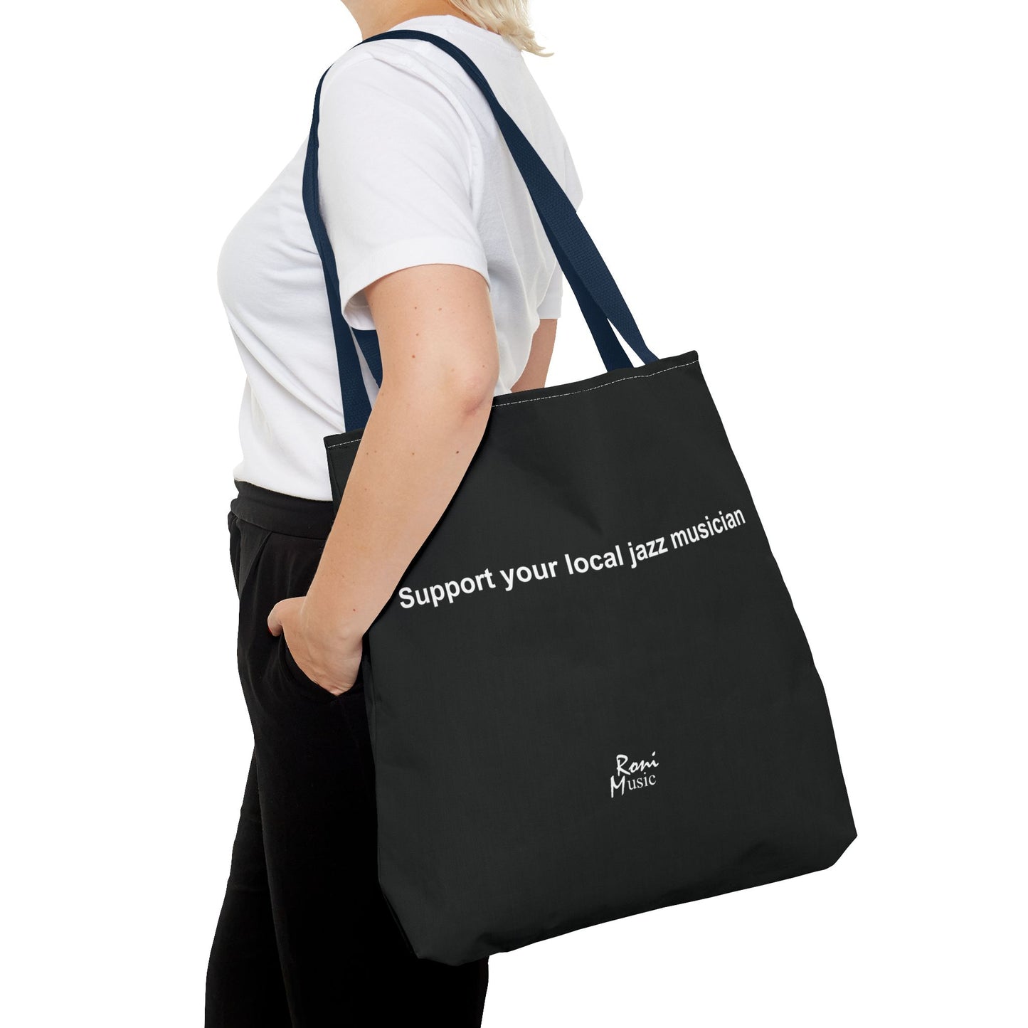 Support a 7-String Jazz Guitarist Tour Bag | Ron Jackson Music Logo Tote