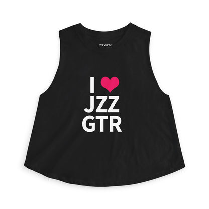 I Heart JZZ GTR™ Racerback Cropped Tank