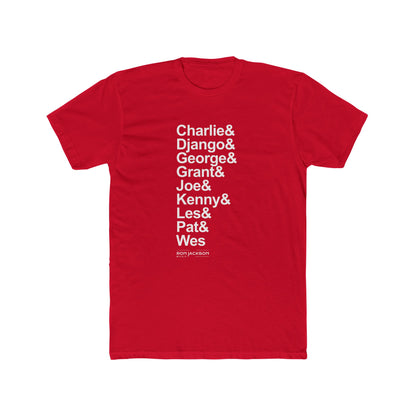 6 String Jazz Guitar Heroes Tee Shirt