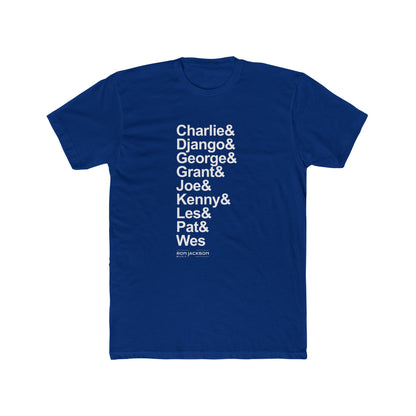 6 String Jazz Guitar Heroes Tee Shirt