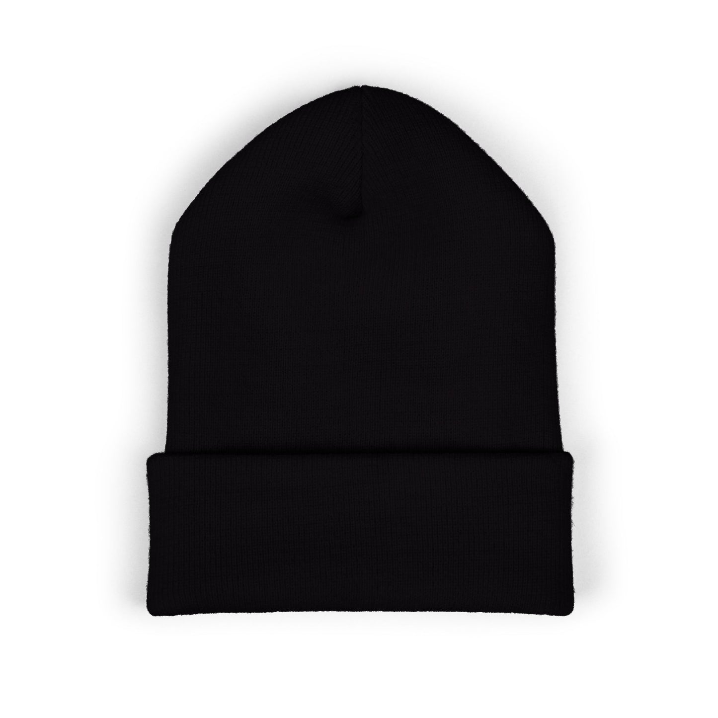 Black Embroidered JZZ GTR® Beanie Hat-Classic Winter Hat for Jazz Lovers and Guitarists
