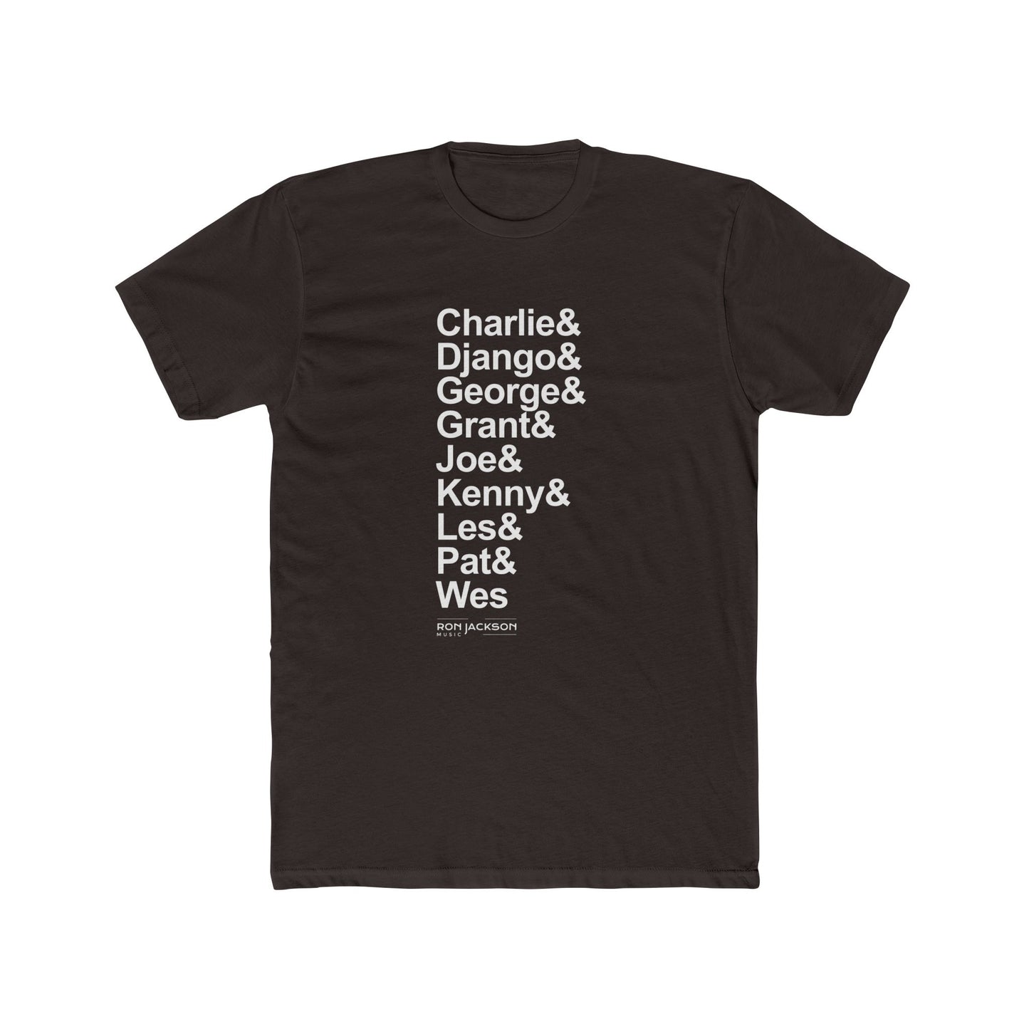 Camiseta de seis cuerdas Jazz Guitar Heroes | Homenaje a los grandes de la guitarra | Perfecta para amantes y músicos de jazz