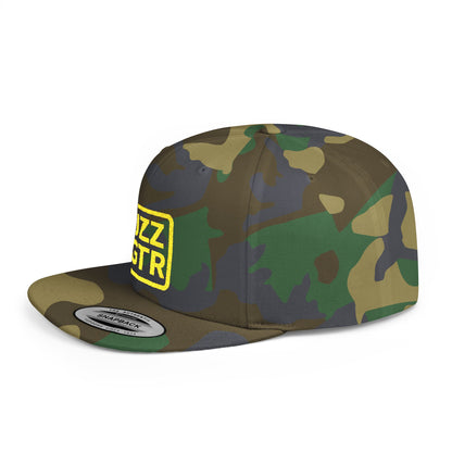 Yellow Embroidered JZZ GTR ® Snapback Hat, Trendy Snapback Cap, Casual Gift for Jazz Lovers and Jazz Guitarists