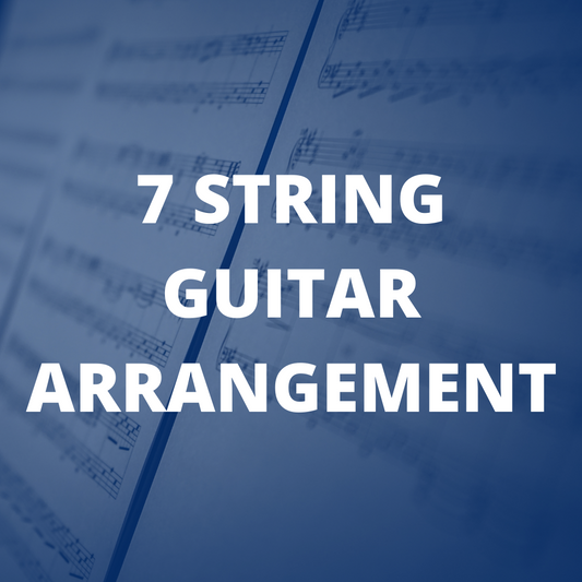 7 String Guitar Arrangement "Time After Time"