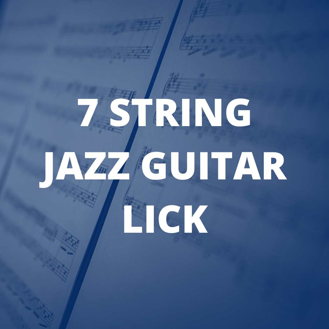 7 String Deja-Vu (A Descending Dominant Bebop Scale) Jazz Lick featured on Instagram Reels